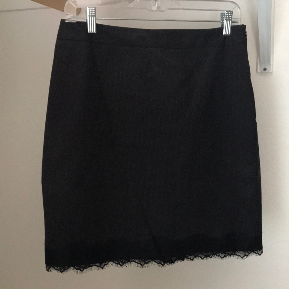 Black Loft pencil skirt